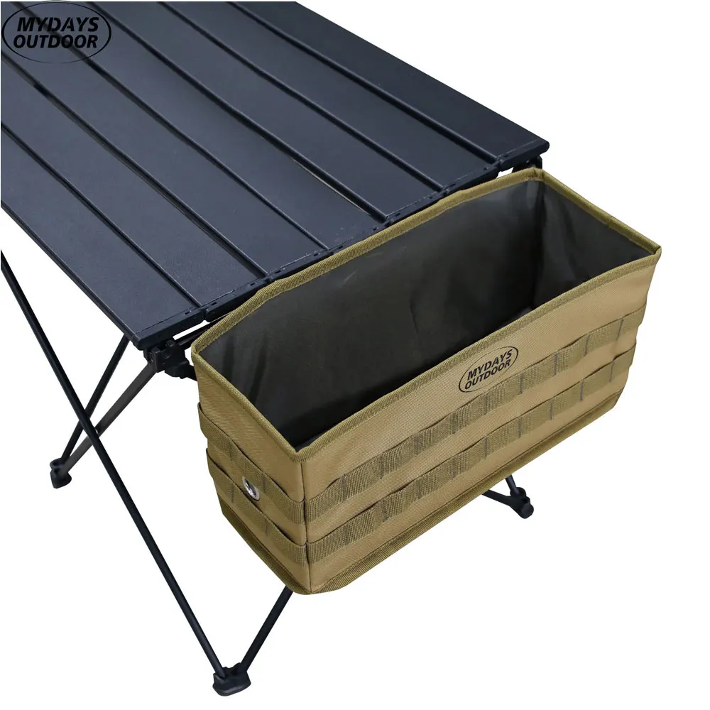 

Складная подвесная сумка для стола, тактическая сумка для хранения снаряжения для кемпинга на открытом воздухе, водонепроницаемая, Molle, износостойкая, для пешего туризма, пикника