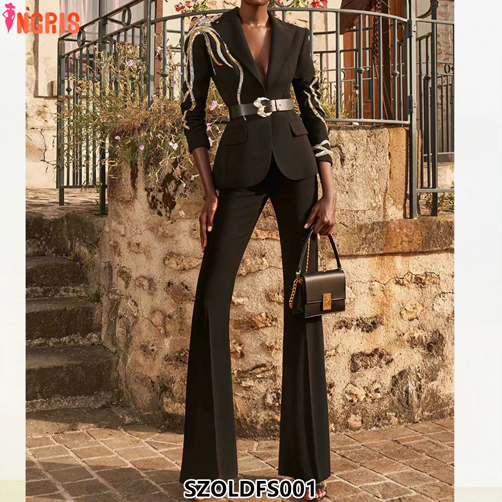 

New Arrivals Celebrity Evening Runway Nightclub Sexy Party Blazers and Pants Women's Blazers-SZOLDFS001