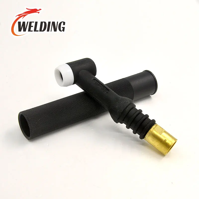 WP26F Air Cooled Argon Welding Gun Flexible WP26FV with Valve WP26P Straight Handle TIG Welding WP26 Torch Head