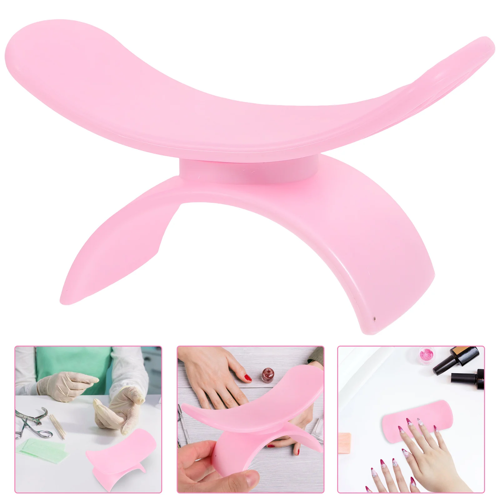 

Nail Arm Rest U Shape Manicure Pad Multifunctional Nail Art Tool Comfortable Design Easy Clean Prevent Spills Fatigue