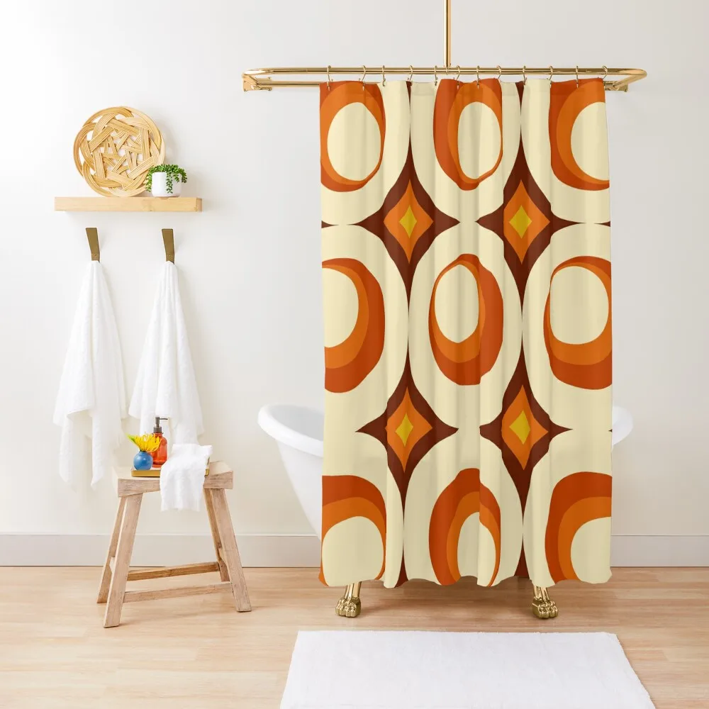 

Mid-Century Modern 3 Crescent Shower Curtain Shower Sets For Bathroom Shower Bathroom Bath Waterproof Curtain