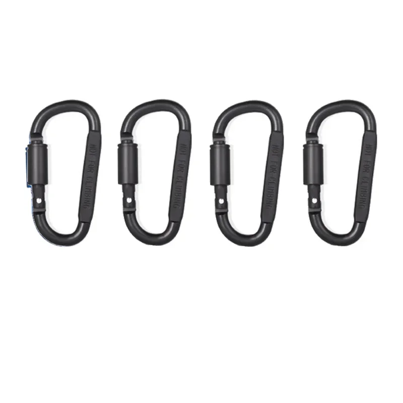 4-6PCS Karabijnhaak Set Voor Sleutel Camping Survival EDC Outdoor Sleutelhanger Clip Legering Aluminium Tactische Caribiner Haak Karabijnhaken