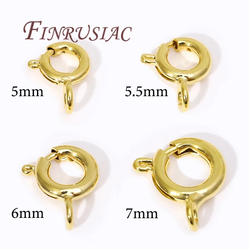 18K Gold Plated Lobster Clasps For Bracelets,Spring Clasps For Jewelry,DIY Jewelry Making Supplies,Connectors Clasp Accessories