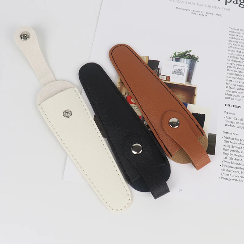 Schutzbezug für Friseurscheren, aus PU-Leder, tragbare Schutztasche für Friseurbedarf. – Detail 5