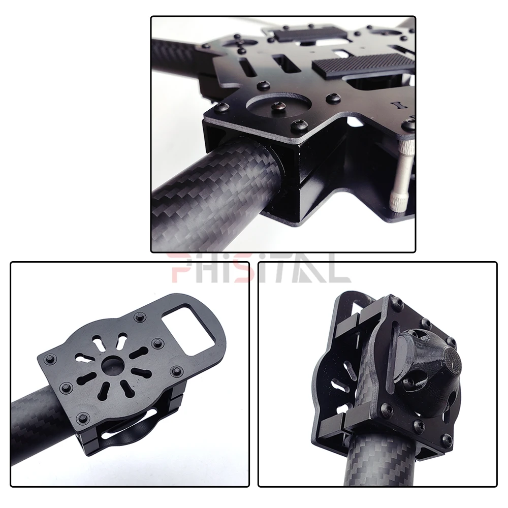 PhiSital HE150 FPV Drone quadrotor 15 pulgadas 608mm distancia entre ejes fibra de carbono alta resistencia para piezas de largo alcance estilo libre