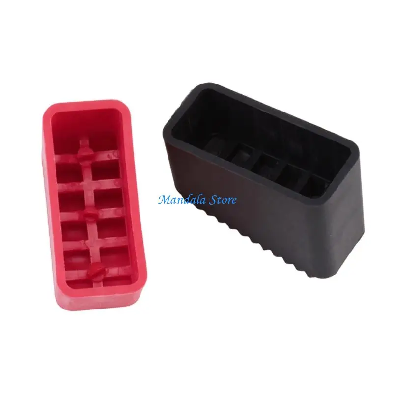 U2JC 4Pcs Ladder Feet Cover Cushion Extension Ladder Cover Security Bumper Replace