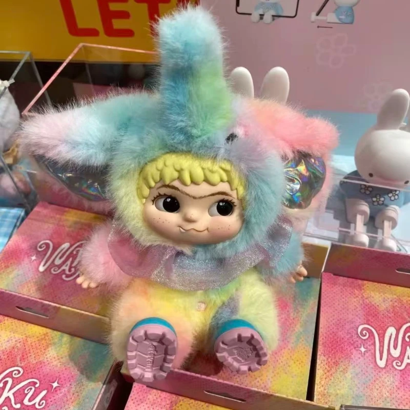 WAKUKU Dreamy Colored Elephant Series Vinyl Face Pendant Doll Action Figure Collectible Model Toy Gift