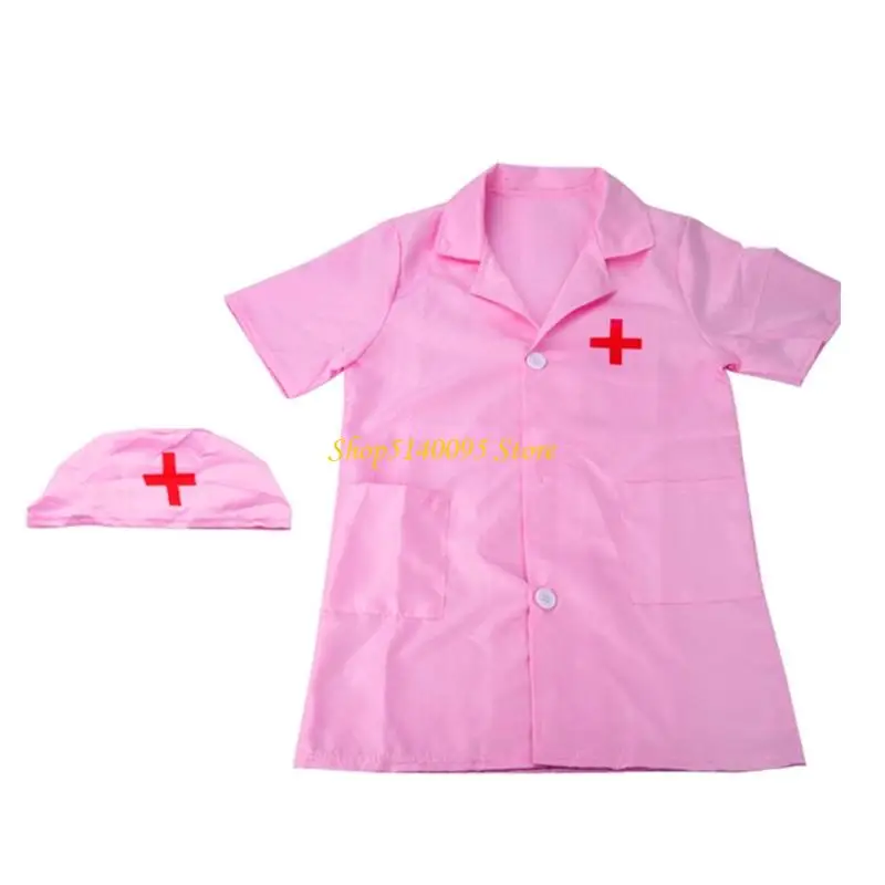 DXAE COSPLAY Halloween Doctor Costume Doctor Role Play Declod Up Set Boys Girls