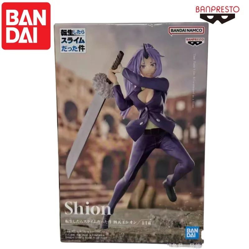 バンダイ在庫ありオリジナルバンプレストシオンモデル人形新品箱入りアクションフィギュアアニメーション周辺機器アニメキャラクターガレージ