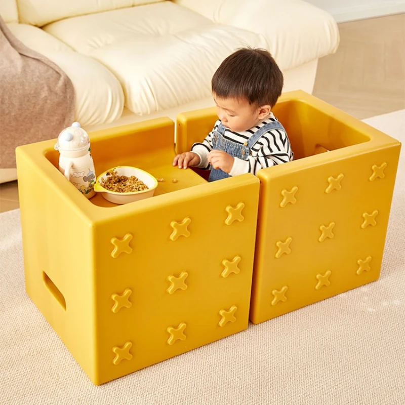 Children's small stool creative plastic early education home door Internet celebrity storage shoe room baby eating dining chair