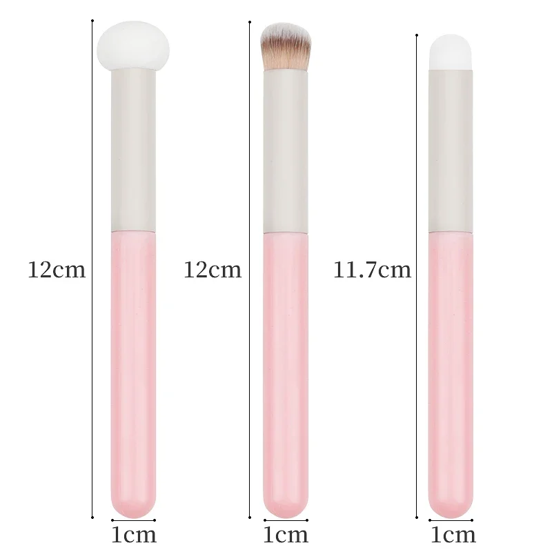 Spons Concealer Make-up Kwasten Lippenstift Lippenborstel Zacht Poederdons Nat Droog Gebruik Gezicht Contouren Mengen Make-up Borstel Gereedschap