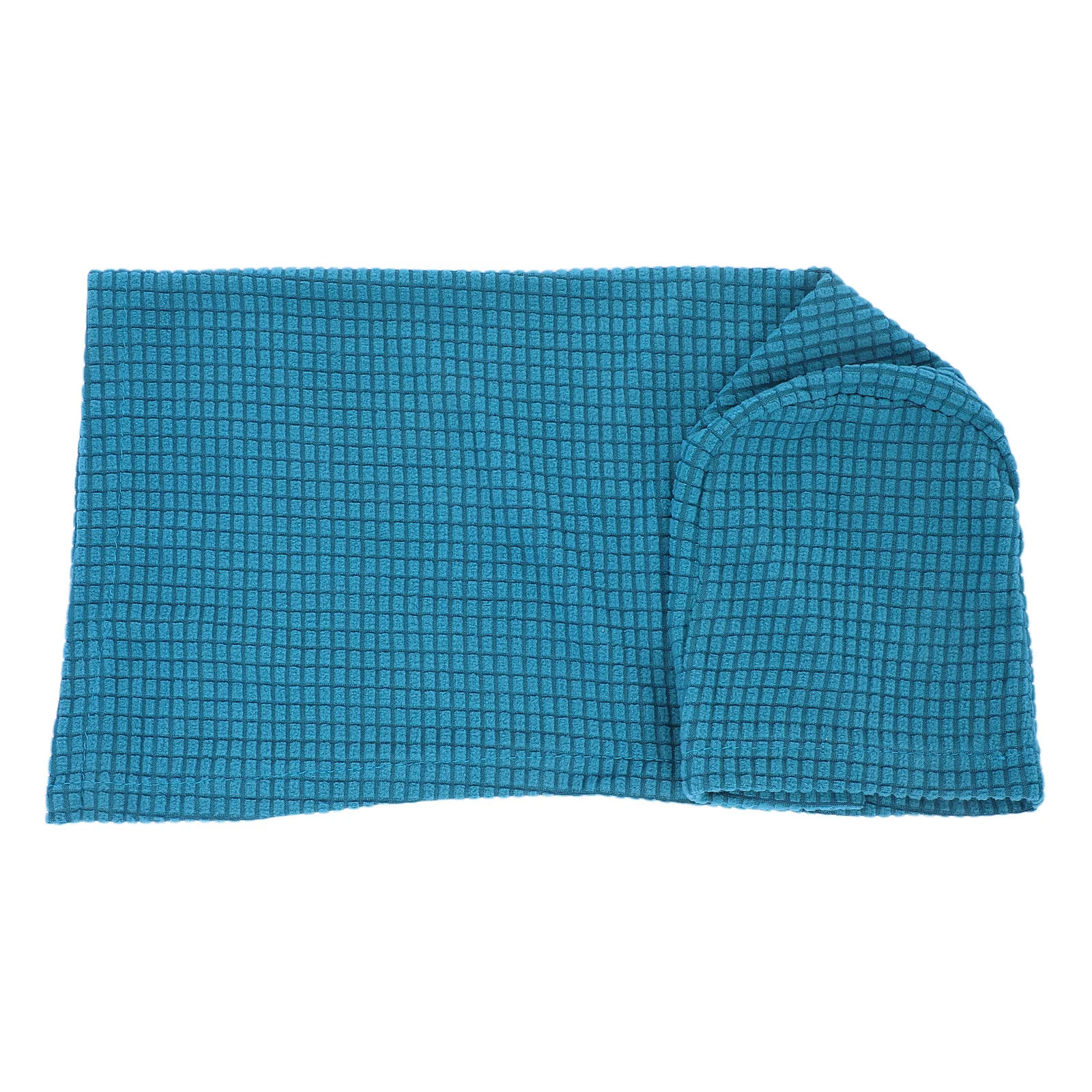 

2Pcs Sofa Armrest Cover Elastic Blue Protective Cloth Simple Style for Home Office Sofa Armrest Protector Arm Rest Towel