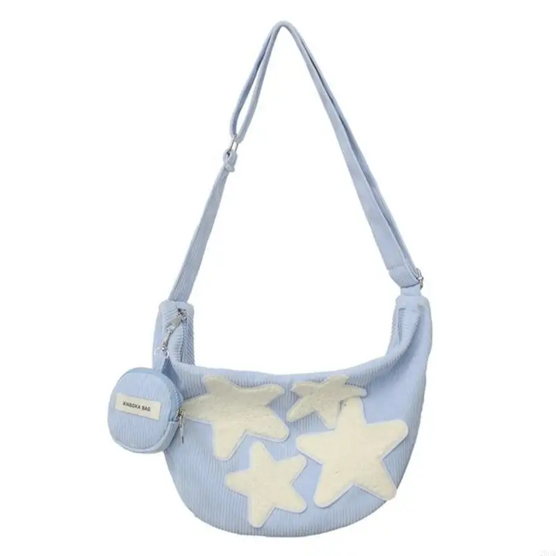 

Women's Star Print Crossbody Bag Japanese Inspired Fashion Shoulder Bags Y2K Streetwear Tote Bags 20CA