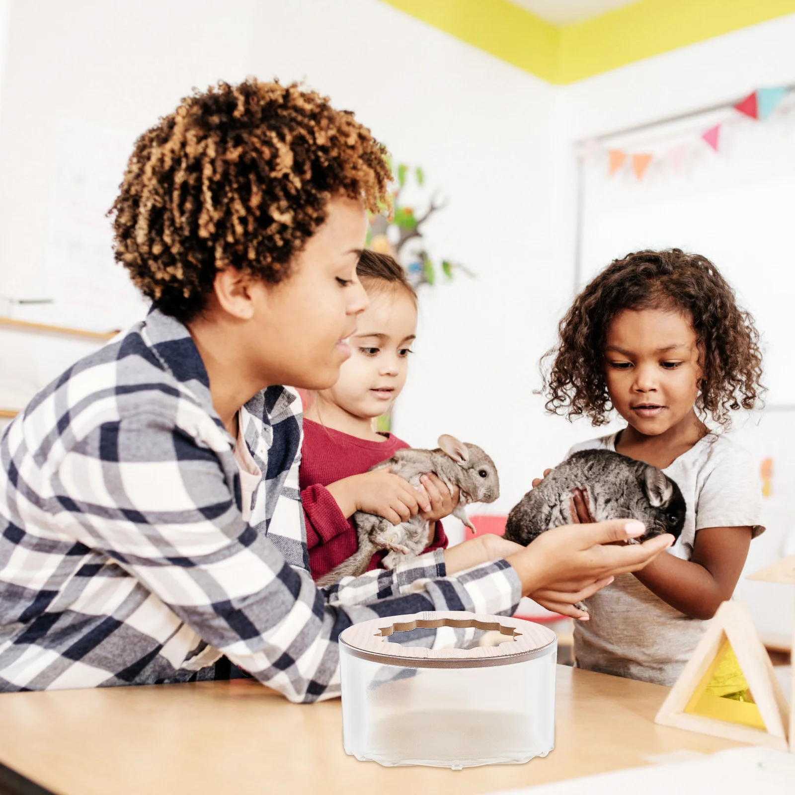 

Hamster Bath Sand Box Small Pet Bathtub Smooth Edges Easy Clean Removable Durable Guinea Pig Toilet Chinchilla Bath Basin