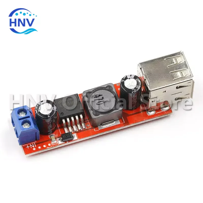 DC 6V-40V To 5V 3A Double USB Charge DC-DC Step-down Converter Module For Vehicle Charger LM2596 Dual USB