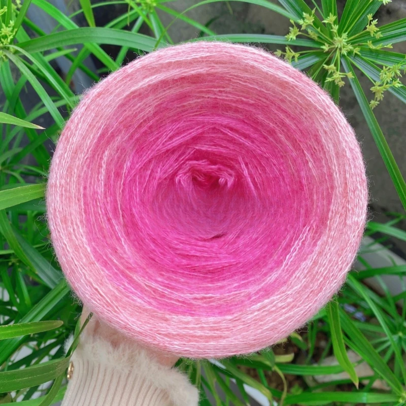 3 السواحل من الصوف الموهير الغزل اليدوية DIY الحياكة النسيج قبعة وشاح شال بطانية سترة التدرج مقطع طويل صبغ الغزل الكرة