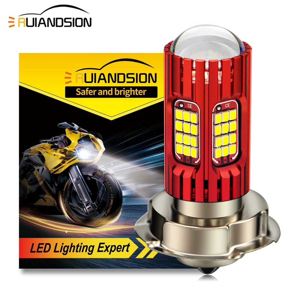 

P26S Motorcycle Headlight LED Scooter Lights Bulb Headlamp Super White Bright 10-30V ATV UTV Off-Road LED Light Fit Automotive