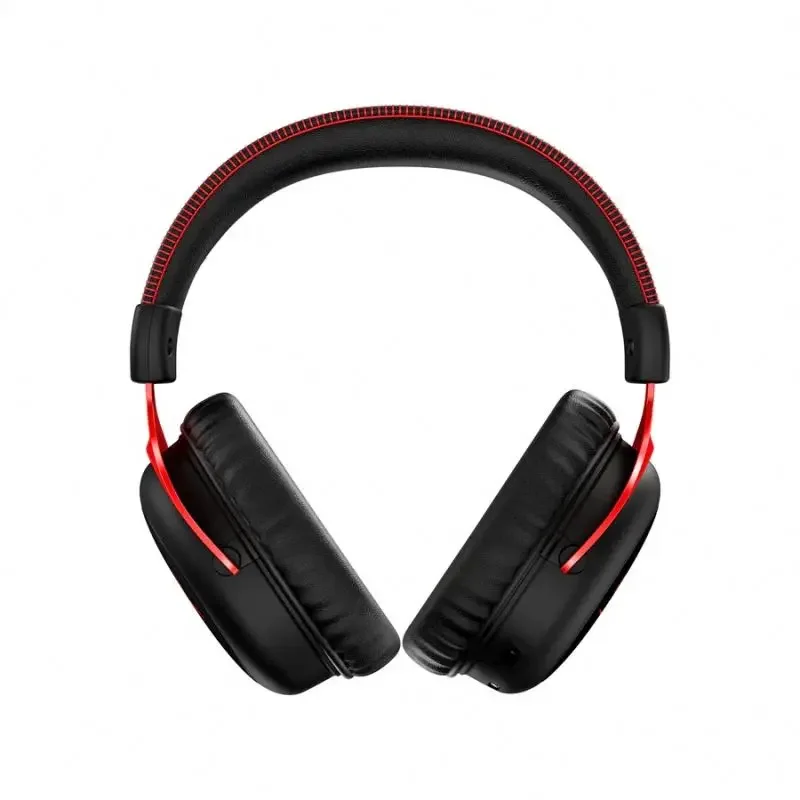 Top Sale Hyper X Cloud II Headphones Wireless Blue Tooth with noise conceilling & Virtual Surround Sound- Red