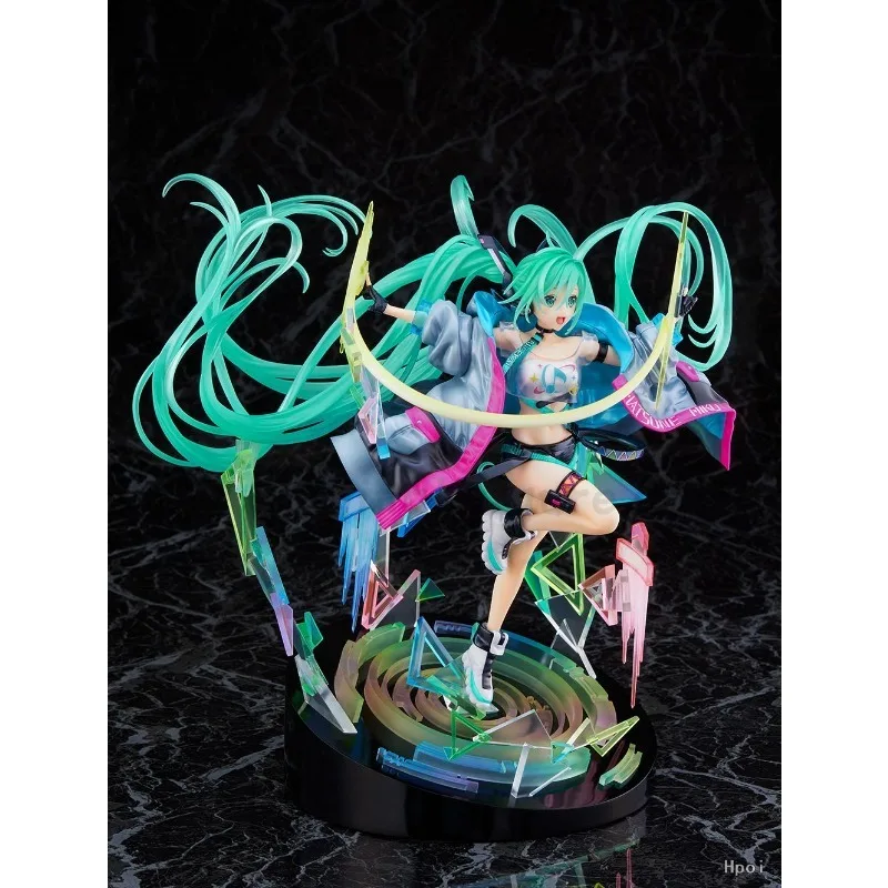 【Em estoque】Estágio colorido do projeto mundial SSF original! Feat. Hatsune Miku - RAGE World Project 2020 - Enfeites de modelo de figura de anime