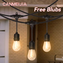 Led Bulb Lighting Strings E27 Fairy Lights Ball Waterproof Outdoor Lights for Garden Camping Party Decor String Light Blubs 220V