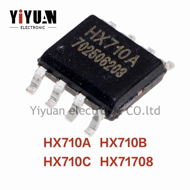 

10PCS Brand New Original HX710A HX710B HX710C HX71708 SOP-8 Analog To Digital Converter Chip