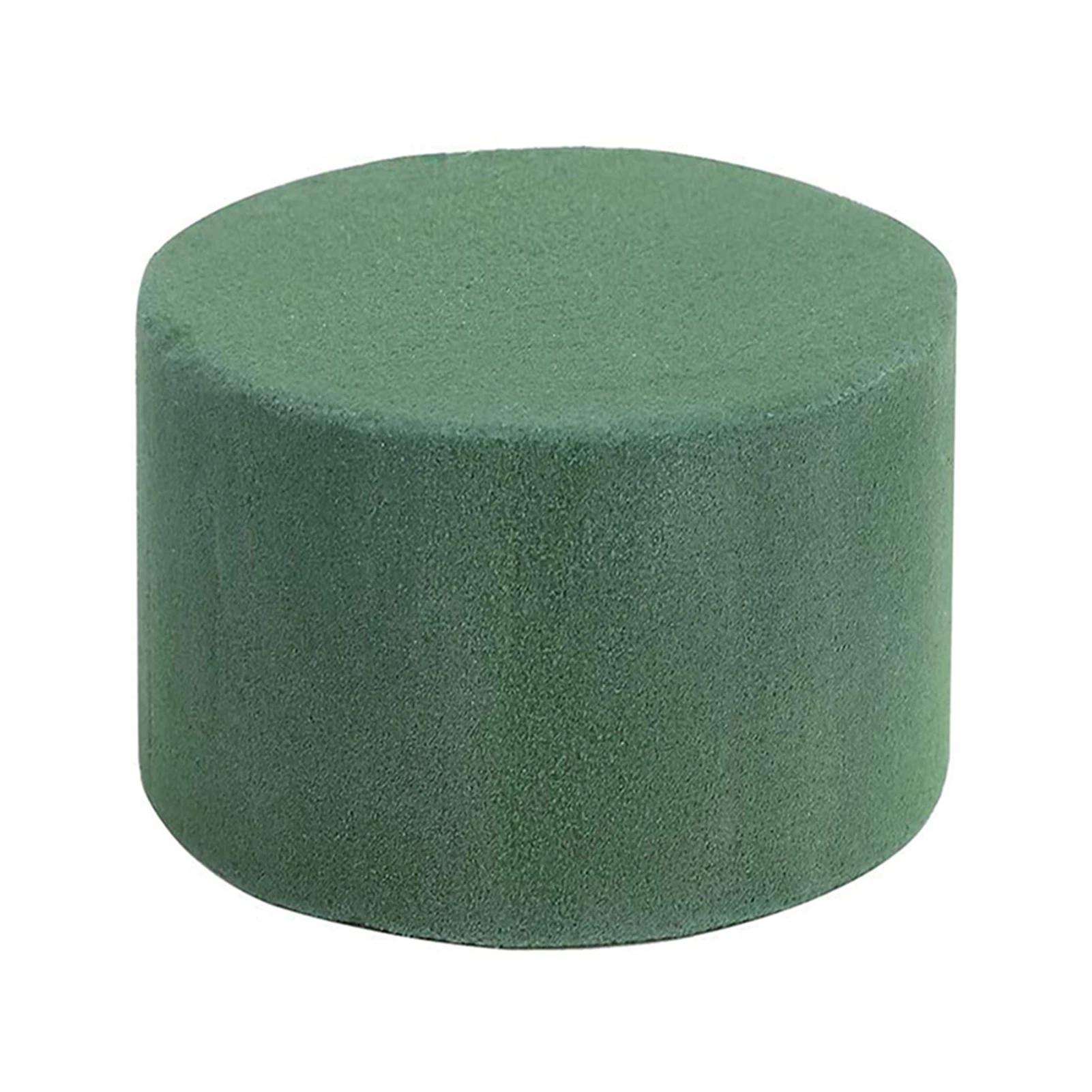 Round Flower Foam Block Wet Flower Division Foam Block Arrangement Supplies Water Absorbent Green Brick Wedding Floral Art
