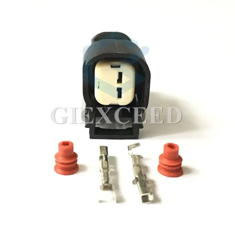 2 Sets 2 Pin AC Assembly 15305086 Female Automotive Connector Engine System EFI System Injector Connector Socket For BUICK