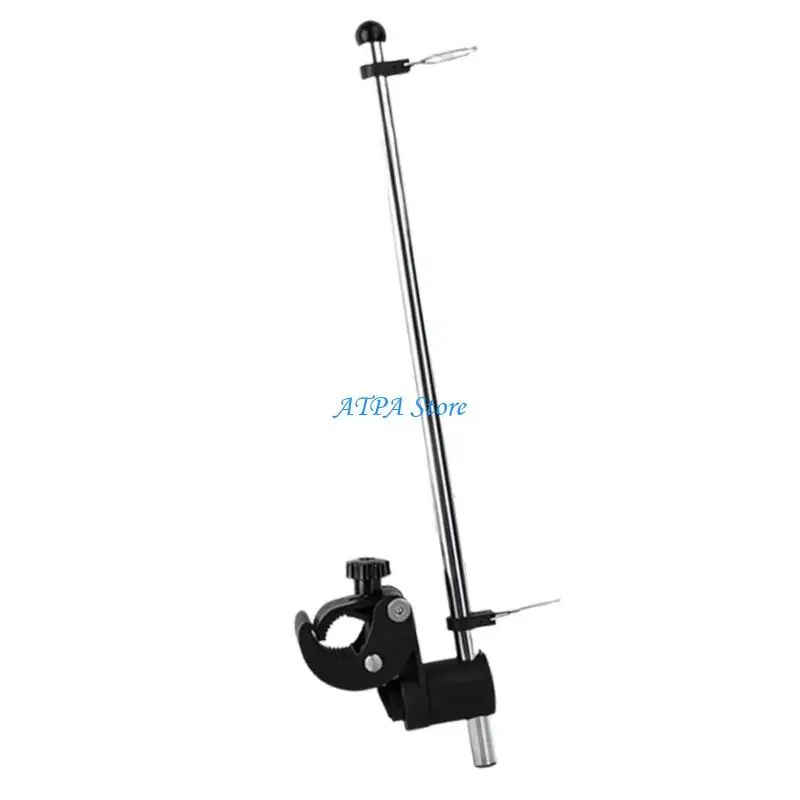 U13C Anti Tangles Boat Flag Mast Adjustable Height Flag Poles For Yacht And Marine Use