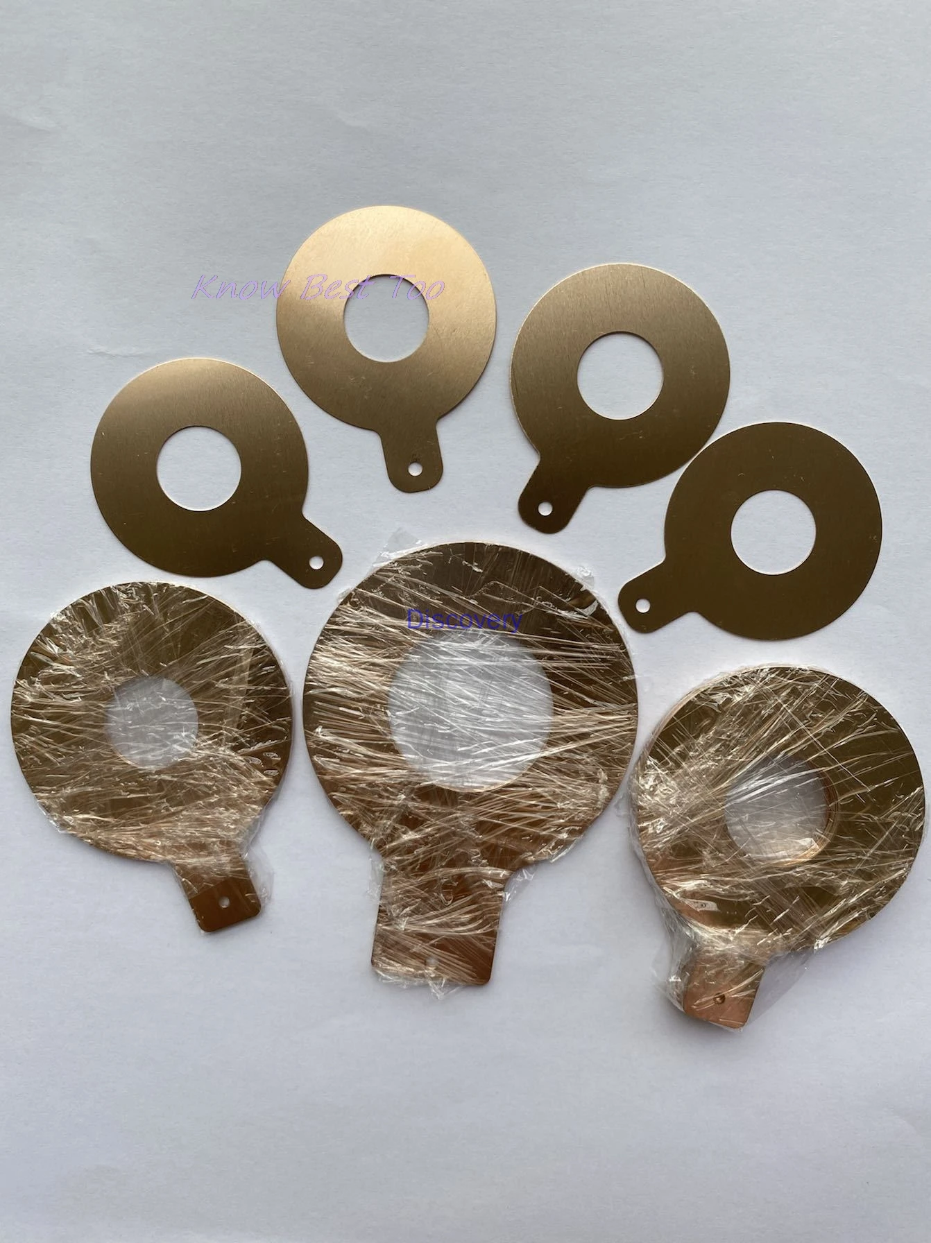 10PCS Ultrasonic Mask Machine Generator Electrode Plate Transducer Copper Plate Vibrator Piezoelectric Ceramic Plate
