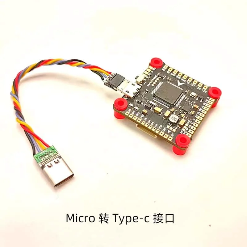 Flight Control Adjustment Cable Micro Android USB To TYPEC Adapter Cable Data Connection F404F72 115mm 164mm for Car