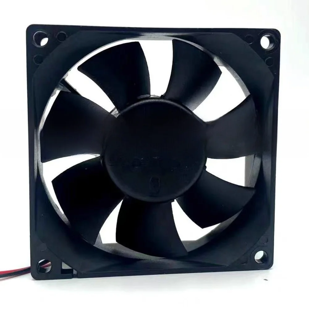 3Pin Cooling Fan Wire Leads Square Frame Brushless Fan Black Brushless Motor Axial Fan for EFC-08E12D-EF05/EF04