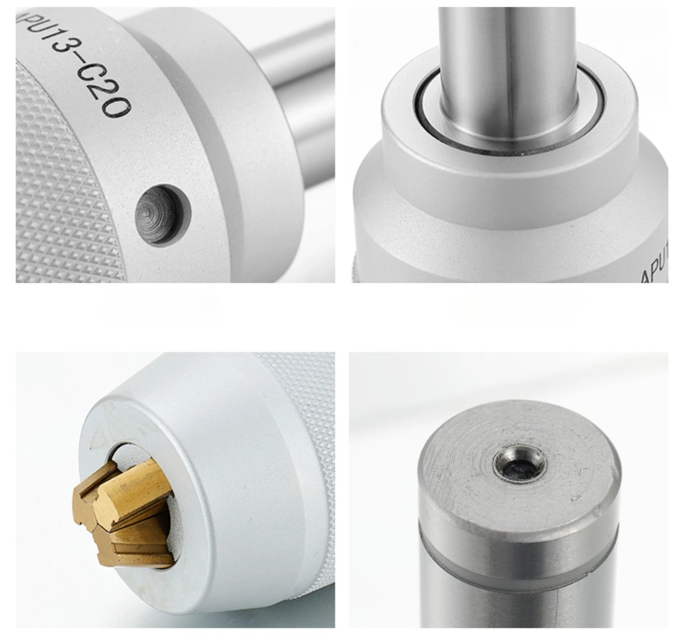 Imagem -02 - Cnc Integrado Auto-aperto Torno Porta-ferramentas Haste Reta Mandril de Broca Automática C20 C25 C32 Apu16 Apu13