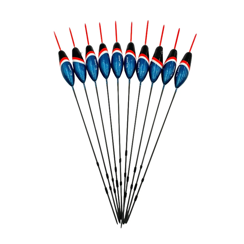 Agape 10pcs Carp Paulownia Pole Fishing Floats Bobber Fluctuate 1.0G Buoyancy  Accessories Wedkarstwo Wyprzed