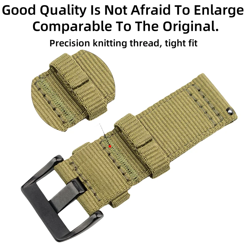 Suitable for Huawei GT for Samsung/20/22mm universal full range of tactical nylon straps,breathable and sweat-proof