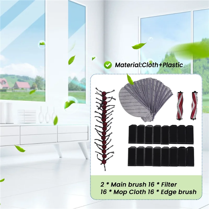 

VEHO-для Yeedi C12/C12 Plus/C12 Pro Plus основная боковая щетка Hepa фильтр швабра аксессуары запасные части