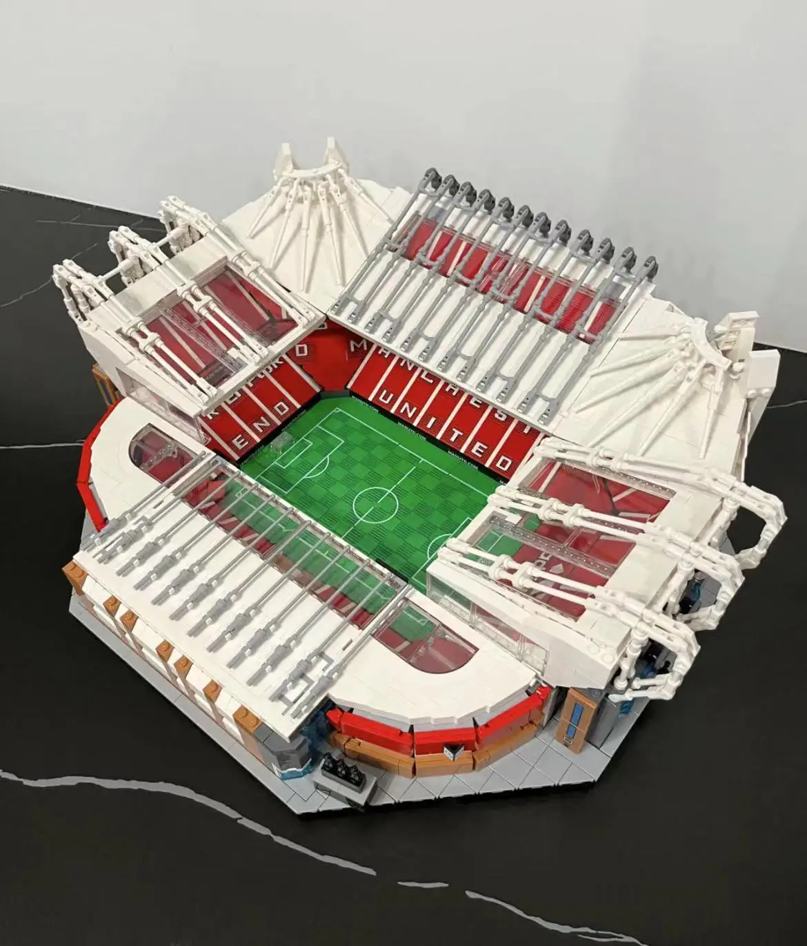 3898 PCS Old Trafford Football Field Stadium Compatible 10272 Building Blocks Bricks Birthday Toy Gift