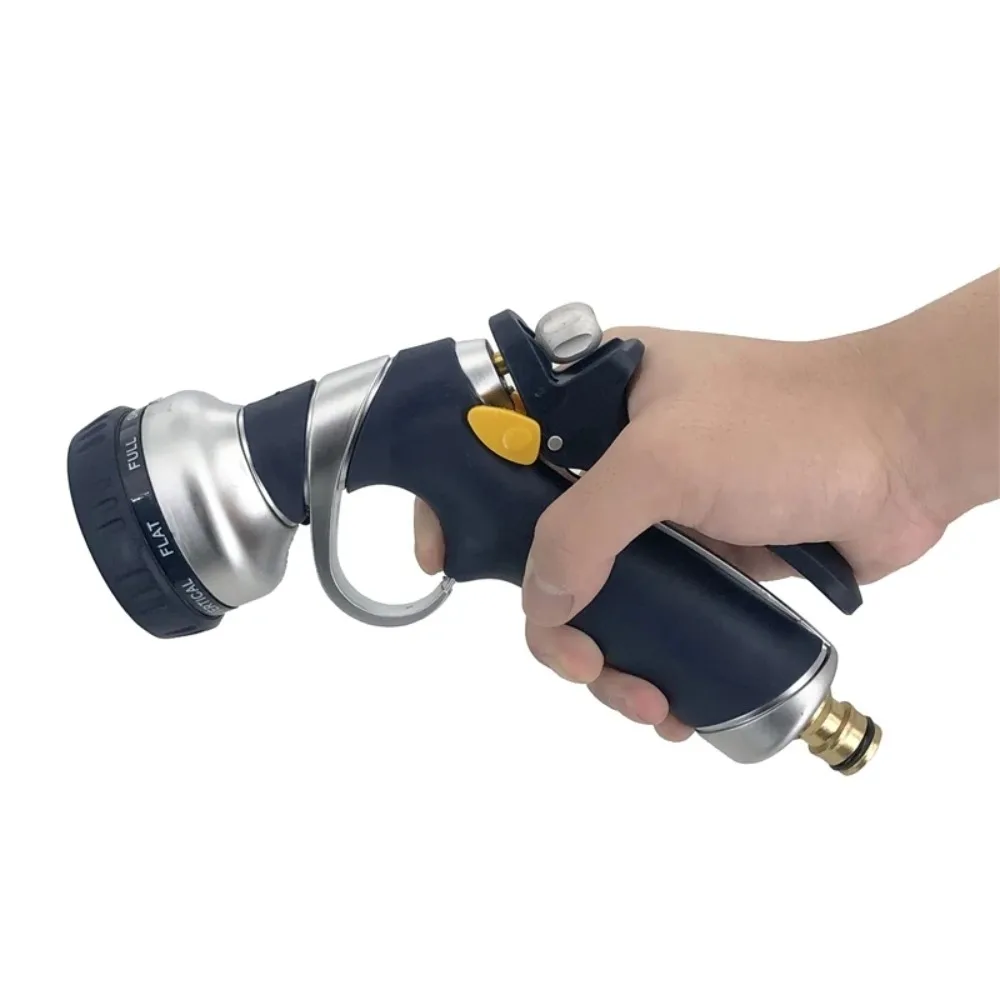 Heavy-Duty Adjustable Spray Nozzle for Hose – High Pressure Jet Cleaner, Uses for Vehicle, Garden & Driveway Cleaning