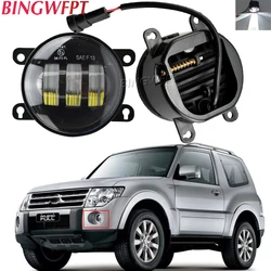 2 Pieces Fog Light For Mitsubishi ASX Outlander Pajero L200 Colt Endeavor Galant Car LED Lens DRL Fog Driving Lamp H11 12V