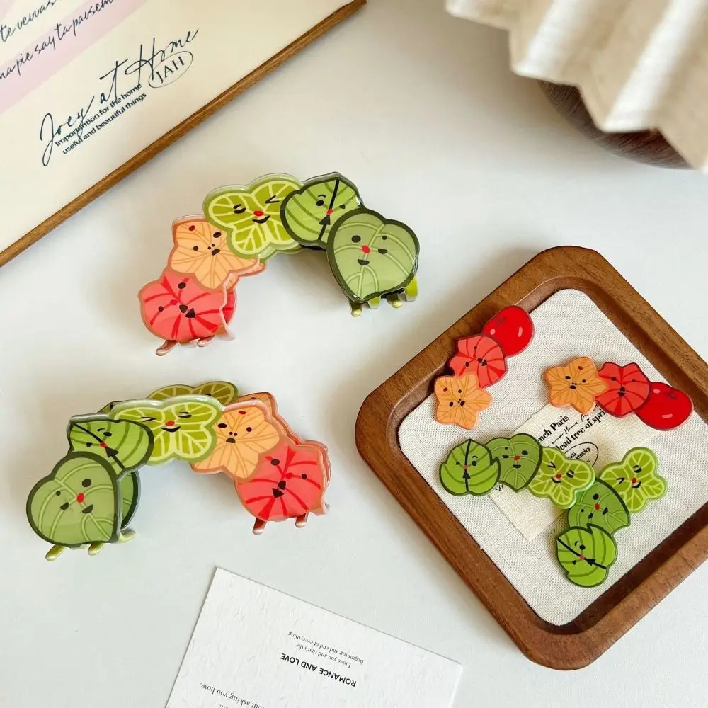 

New Colorful Hair Clip Cute Trendy Acrylic Shark Clip Sweet Creative Designs Hair Accessories