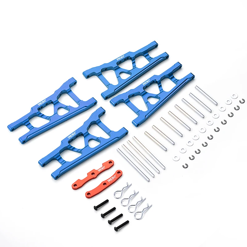 4pcs Metal Front Rear Upper Suspension Arms for Traxxas Rustler Hoss Stampede Slash 4X4 VXL 1/10 RC Car Upgrade Parts