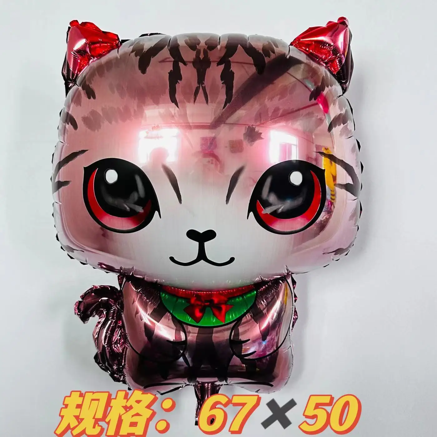Aluminum Film Cute Cat Balloon for Children, Big-Eyed Cartoon Balloon, Outdoor Floating Air Ball, Birthday Decoration image 3