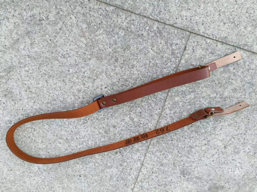 SURPLUS ORIGINAL CHINESE CHINA ARMY 56 A-K PLA LEATHER SKS AK SLING