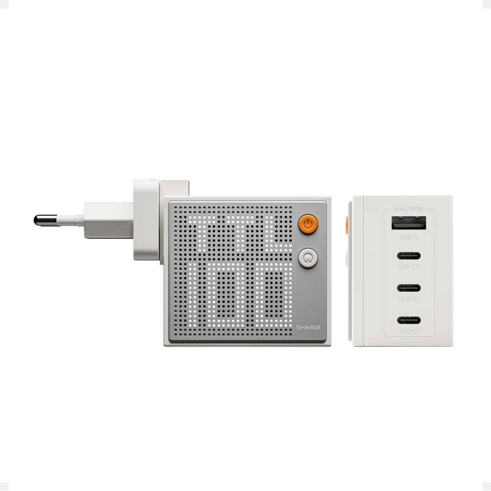  SHARGE 100W GaN Charger USB-C Charger QC4.0 PD3.1 Quick Charge 3Ports for MacBook Laptop Tablet PD Fast Charger iPhone 16 15 Pro 