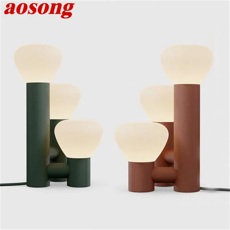 AOSONG Contemporary Table Lighting Creative Simple Design LED Decor Living Room Bedroom Home Desk Lamp