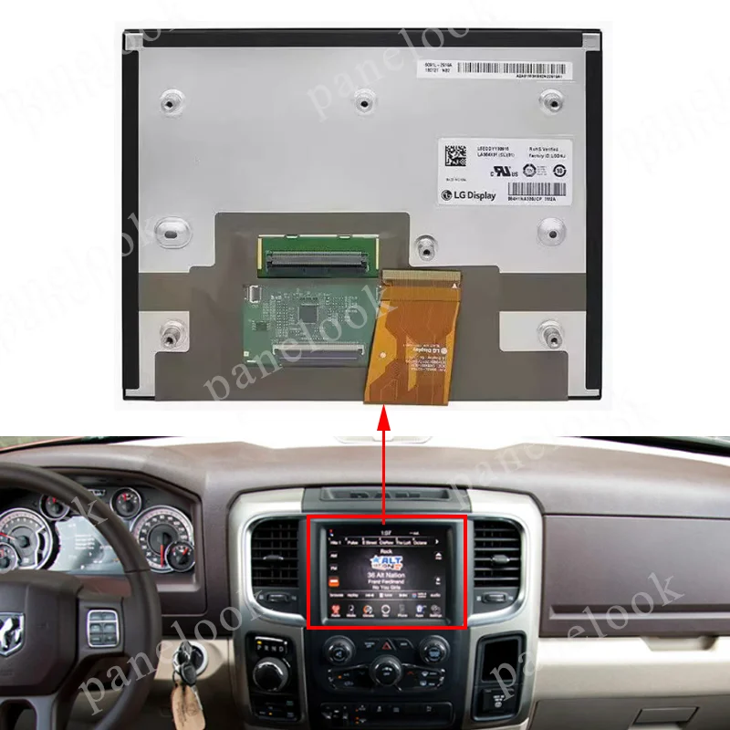 LA084X01-SL01 LA084X01-SL02 LA084X01 SL02 SL01 Touch Screen LCD 8.4 Uconnect Radio Navigation 17-21 RAM DODGE JEEP CHRYSLER