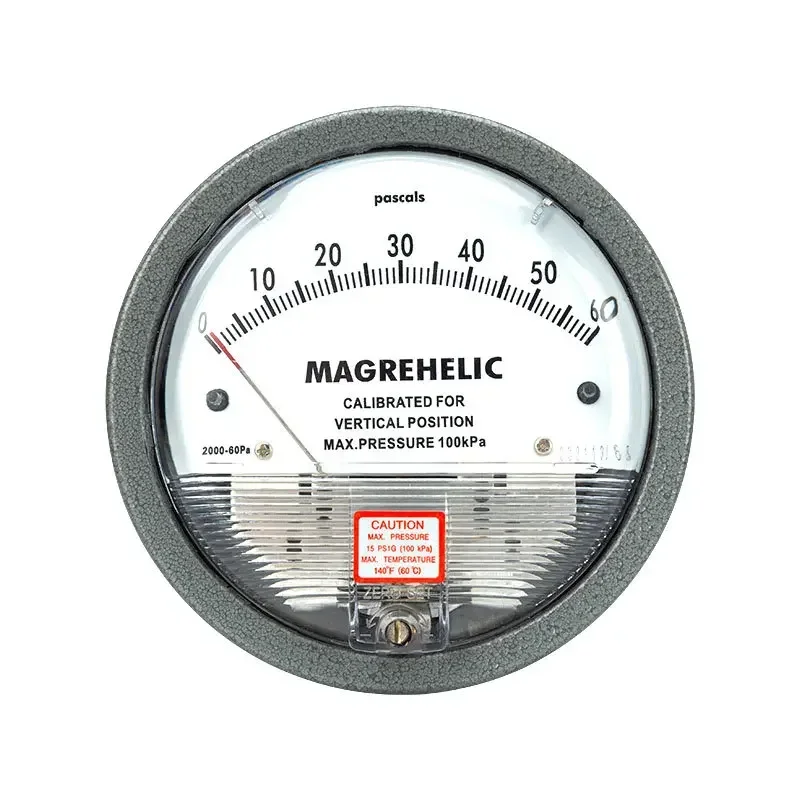 TE2000 Micro Differential Pressure Gauge High Precision Air Differential vacuum Manometer Micro Measuring Range 0-500PA~0-10KPA