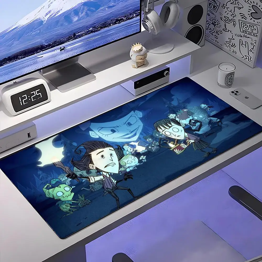 

Коврик для мыши D-Dont Starve, большой противоскользящий резиновый игровой коврик для мыши, прочный настольный коврик с толстым краем шва, подходит для офиса и игр