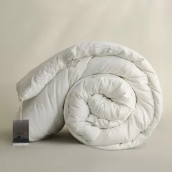 Solid Color Lightweight Quilted Cotton Comforters Twin Single Queen King Size, Comfortable Soft Breathable All Season Duvet
