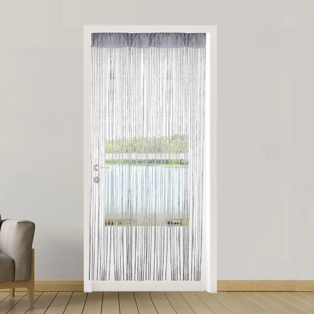 100 سنتيمتر X 200 سنتيمتر الزخرفية الباب سلسلة الستار معلقة نافذة لوحة الحائط هامش نافذة غرفة أعمى مقسم مقسم الباب ديكور المنزل #4