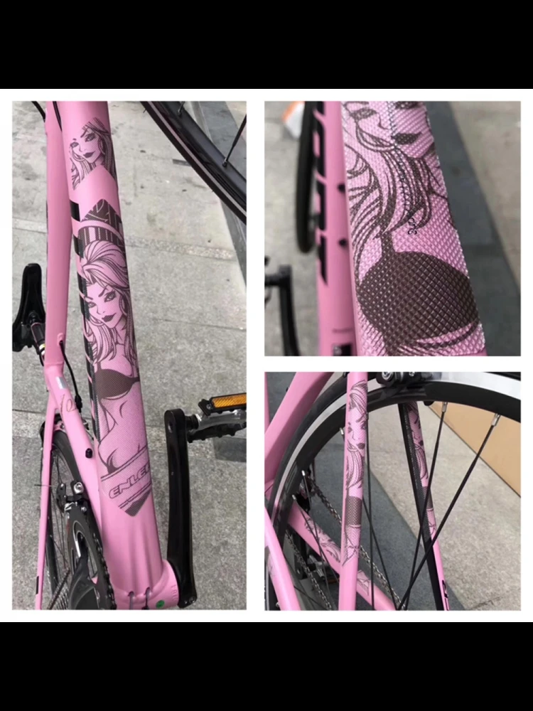 AliExpress Bike Frame Sticker Mountain Bike Scratch Resistant Frame Protector Removable Sticker Road Bicycle Frame Adhesive Guard Cover